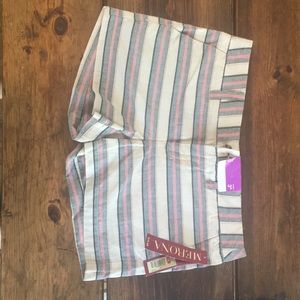 Merona striped shorts size 2/xsmall